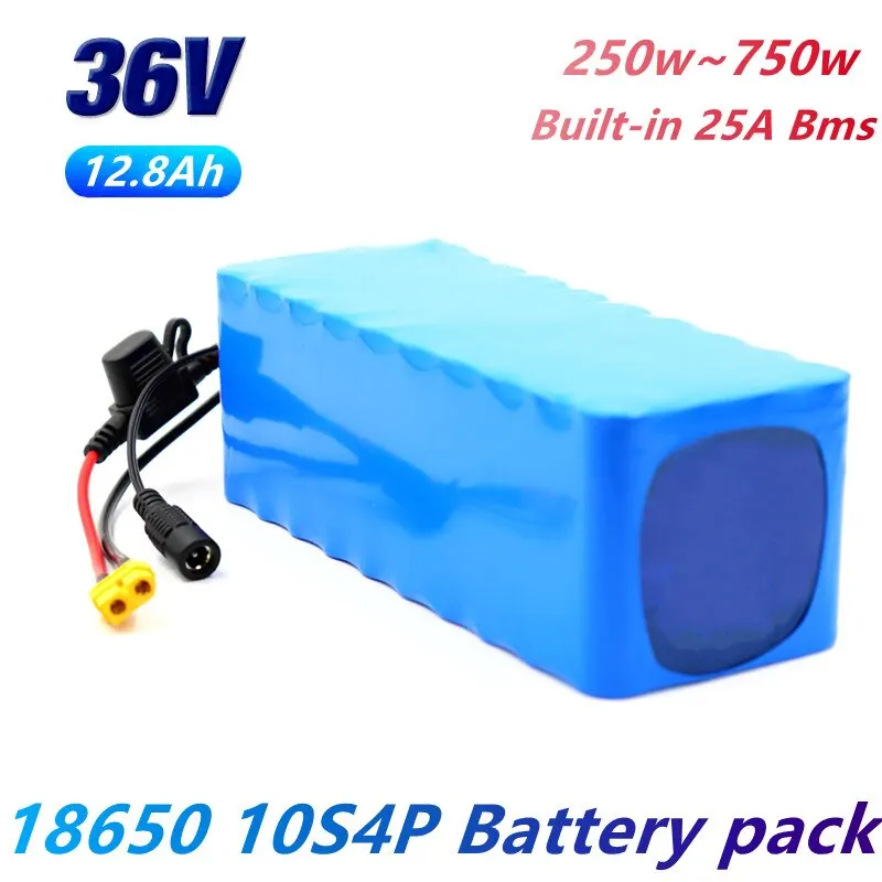 36V 12.8Ah Built-in bms Lithium Battery Pack 10s4p 18650 3200mAh 750W 500W 450W 350w Ebike Car Motor Scooter
36V 12.8Ah Built-in bms Lithium Battery Pack 10s4p 18650 3200mAh 750W 500W 450W 350w Ebike Car Motor Scooter
