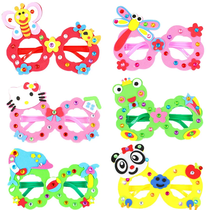 2Pcs Arts Crafts DIY Toys Cartoon Glasses Baby Crafts Kids Puzzles Educational for Children Toy Funny Party DIY Girl/Boy Gift
2Pcs Arts Crafts DIY Toys Cartoon Glasses Baby Crafts Kids Puzzles Educational for Children Toy Funny Party DIY Girl/Boy Gift