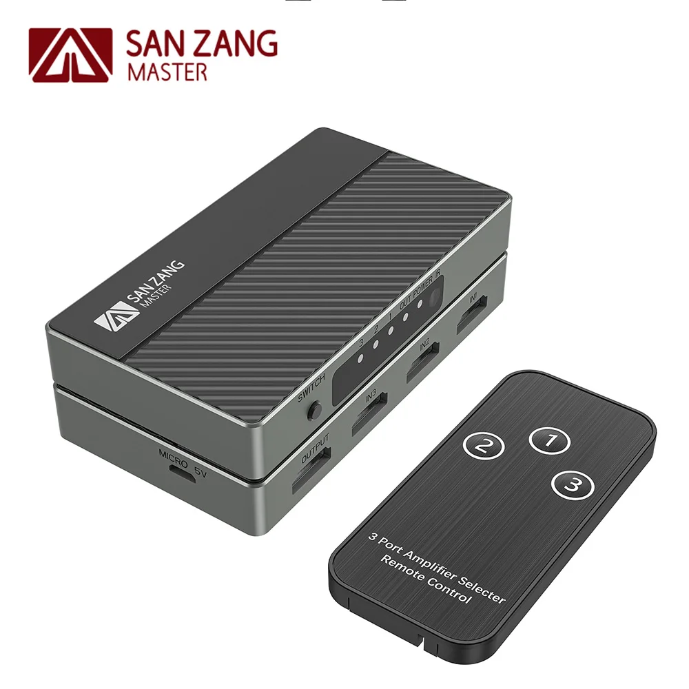 SANZNAG 3 in 1 4K HD Switch HDMI-Compatible Switch for MAC OS/ Windows/Linux TV Xbox Xiaomi PS5 HDMI Cable HDMI 3.1 Switch
SANZNAG 3 in 1 4K HD Switch HDMI-Compatible Switch for MAC OS/ Windows/Linux TV Xbox Xiaomi PS5 HDMI Cable HDMI 3.1 Switch