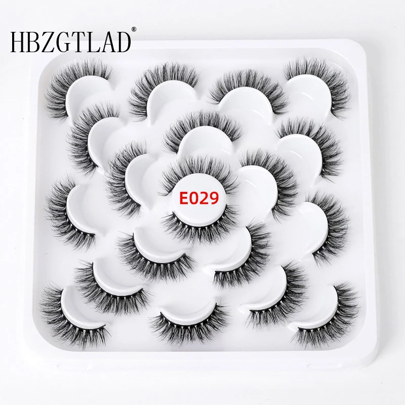 10 Pairs 6D Faux Mink Russian D Radians False Lashes Makeup Lash Extension Lift Fluffy Eyelashes Natural Soft Eyelash Reusable
10 Pairs 6D Faux Mink Russian D Radians False Lashes Makeup Lash Extension Lift Fluffy Eyelashes Natural Soft Eyelash Reusable