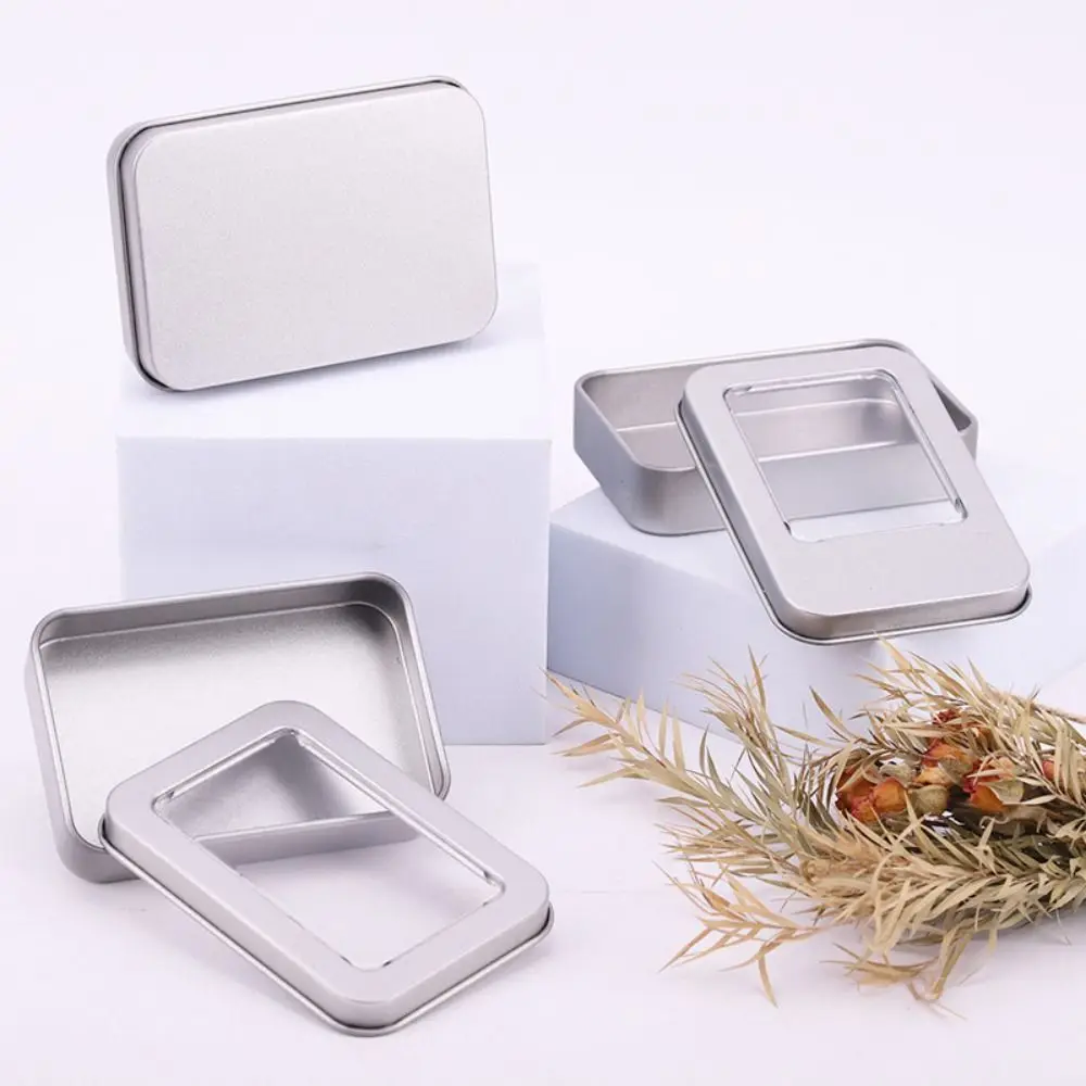 Multicolor Tin Box with Clear Window Lid Jewelry Box Empty Nail Art Display Case Candy Package Metal Box Rectangular
Multicolor Tin Box with Clear Window Lid Jewelry Box Empty Nail Art Display Case Candy Package Metal Box Rectangular