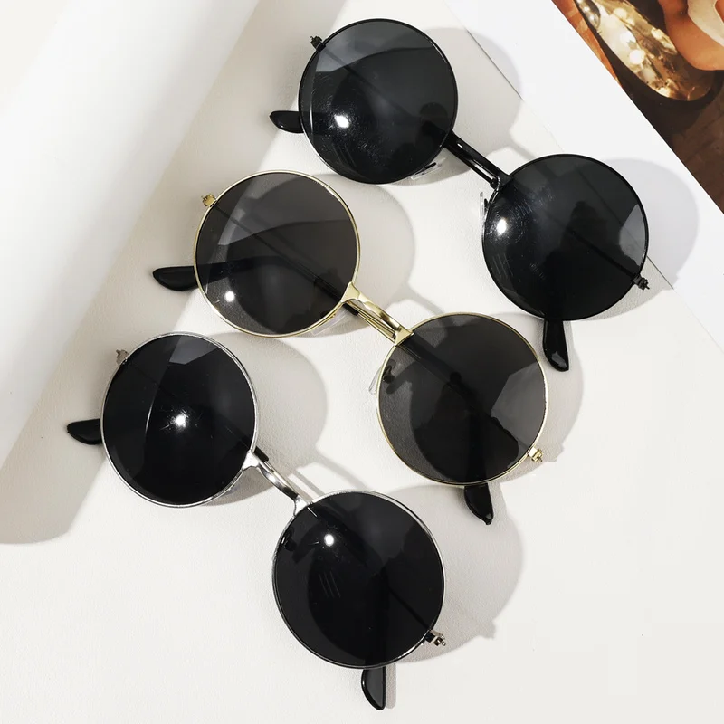 Round Punk Sunglasses for Women Men Small Frame Sun Glasses Fishing Leisure Black Driving EyeGlasses Sunshade Eyewear Uv400
Round Punk Sunglasses for Women Men Small Frame Sun Glasses Fishing Leisure Black Driving EyeGlasses Sunshade Eyewear Uv400