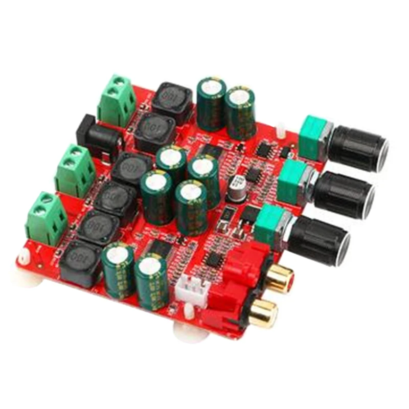 TPA3118 Digital Power Amplifier Board 30W+30W+60W (Bass) High-Power 2.1-Channel Stereo Speaker Power Amplifier Board
TPA3118 Digital Power Amplifier Board 30W+30W+60W (Bass) High-Power 2.1-Channel Stereo Speaker Power Amplifier Board