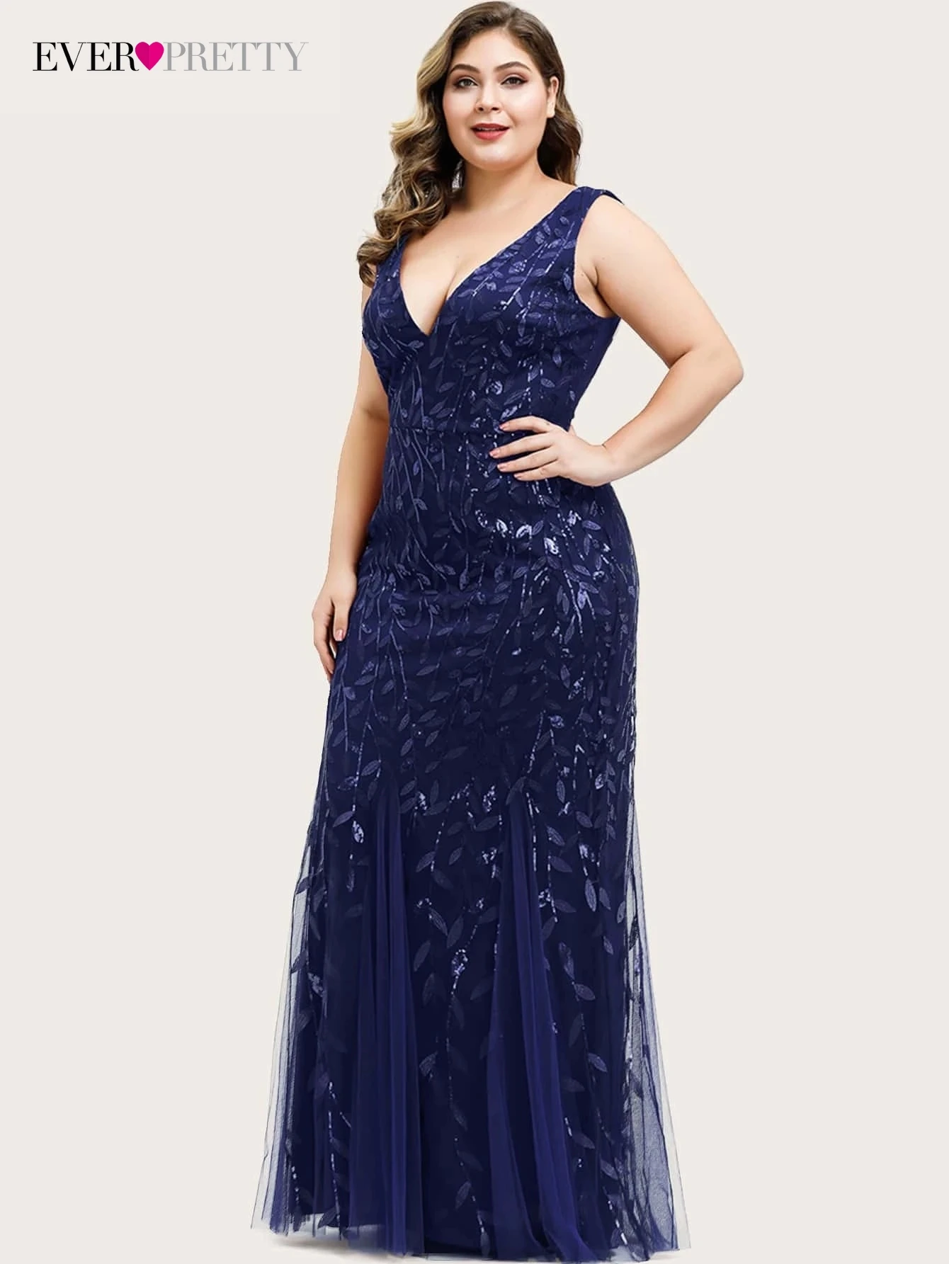 Plus Size Elegant Evening Dresses Long V-Neck Sleeveless Mermaid Floor-Length Gown 2022 Ever Pretty of Lace Prom Women Dress
Plus Size Elegant Evening Dresses Long V-Neck Sleeveless Mermaid Floor-Length Gown 2022 Ever Pretty of Lace Prom Women Dress