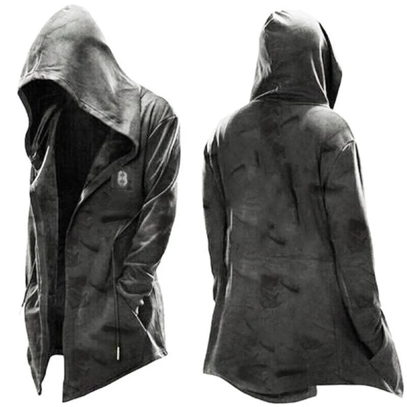 2022 men's new Cape simple casual hooded drawstring Halloween men's sweater sweatshirts men palace
2022 men's new Cape simple casual hooded drawstring Halloween men's sweater sweatshirts men palace