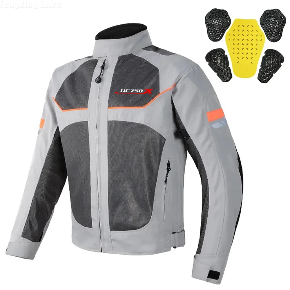 For Honda NC750X NC750 X NC750 NC 750 X Summer breathable mesh motorcycle jacket protective gear
For Honda NC750X NC750 X NC750 NC 750 X Summer breathable mesh motorcycle jacket protective gear