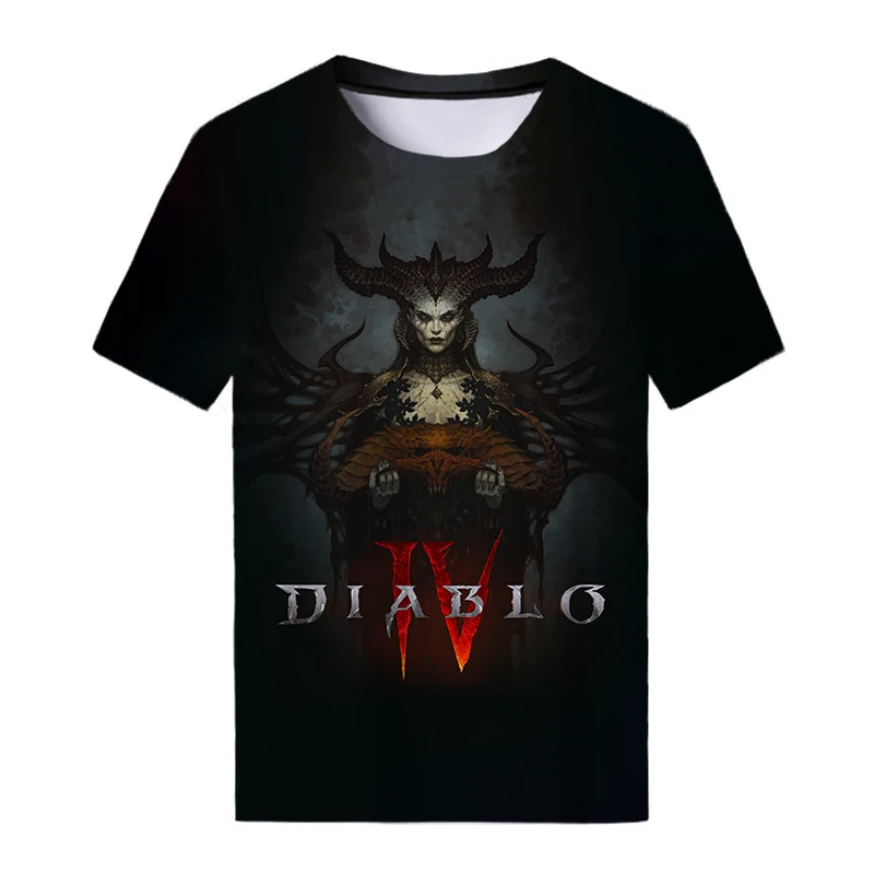 New Summer Game Diablo 4 3D Print T-Shirts Men Women Casual Fashion Oversized Short Sleeve Harajuku Kids Tees Tops Man Clothing 
New Summer Game Diablo 4 3D Print T-Shirts Men Women Casual Fashion Oversized Short Sleeve Harajuku Kids Tees Tops Man Clothing