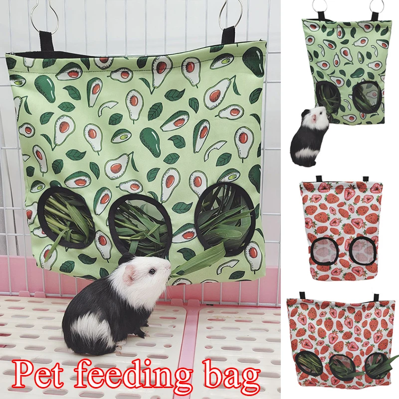 Hanging Food Organizer Cage Accessories Hay Feeding Bags Rabbit Feeder Chinchilla Strawberry Printed 3 Holes 2 Holes Guinea Pigs
Hanging Food Organizer Cage Accessories Hay Feeding Bags Rabbit Feeder Chinchilla Strawberry Printed 3 Holes 2 Holes Guinea Pigs