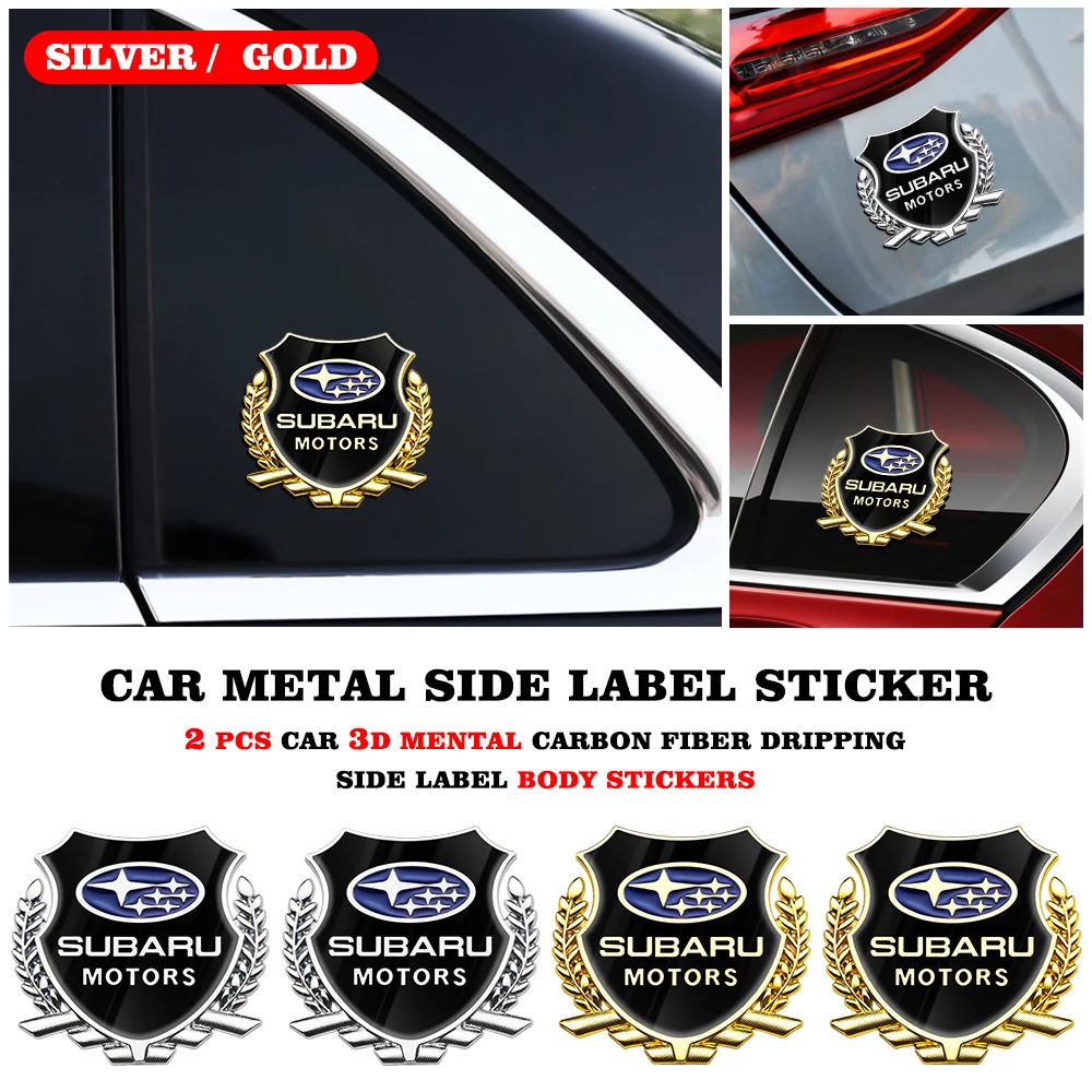 Creative 2PCS 3D Metal Car Stickers Door Side Trunk Waterproof Auto Logo Decals For Subaru Forester Human XV Impreza WRX WRC STI
Creative 2PCS 3D Metal Car Stickers Door Side Trunk Waterproof Auto Logo Decals For Subaru Forester Human XV Impreza WRX WRC STI