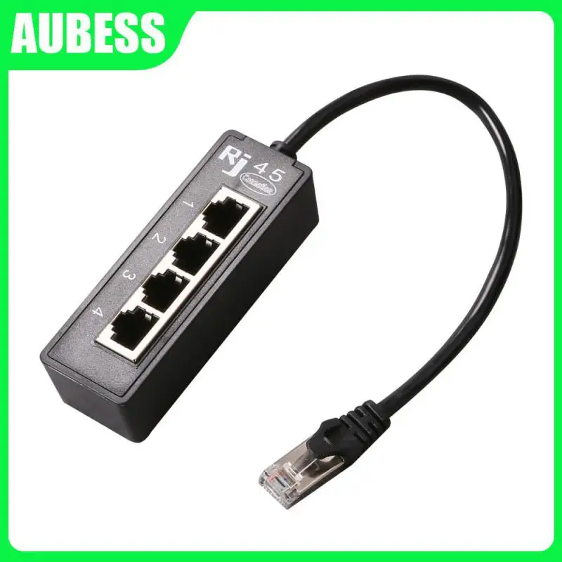 Rj45 Ethernet Cable Splitter Convenient High Quality Adapter Cable Portable Suitable Networking Extension Accessories 4 In 1
Rj45 Ethernet Cable Splitter Convenient High Quality Adapter Cable Portable Suitable Networking Extension Accessories 4 In 1