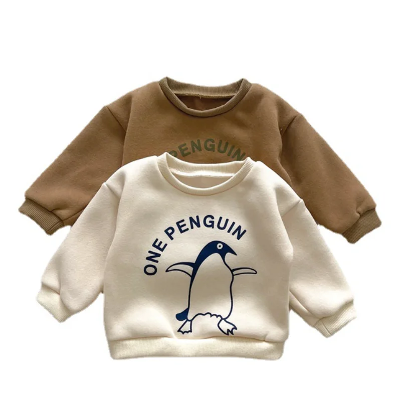 Winter Plus Velvet Padded Sweater Printing Coat For Boy And Girl Baby Warm Sweatshirt Toddler Girl Clothes 
Winter Plus Velvet Padded Sweater Printing Coat For Boy And Girl Baby Warm Sweatshirt Toddler Girl Clothes