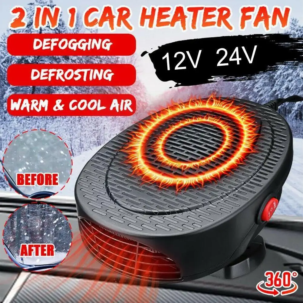 2 In 1 12V/24V Car Heater Electric Cooling Heating Dryer Accessories Car Portable Defroster Windshield Demister Fan Defoggi Q0L2
2 In 1 12V/24V Car Heater Electric Cooling Heating Dryer Accessories Car Portable Defroster Windshield Demister Fan Defoggi Q0L2