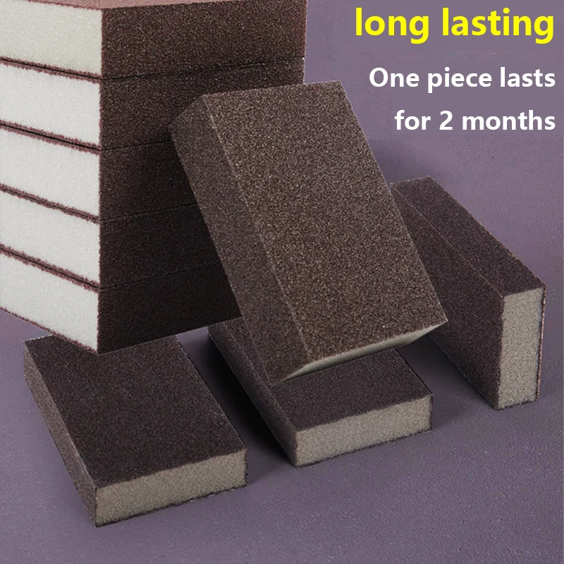 100*70*25mm Magic Emery Sponge Eraser Carborundum Removing Rust Cleaning Brush Descaling for Kitchen Bathroom Cleaning Tools 
100*70*25mm Magic Emery Sponge Eraser Carborundum Removing Rust Cleaning Brush Descaling for Kitchen Bathroom Cleaning Tools