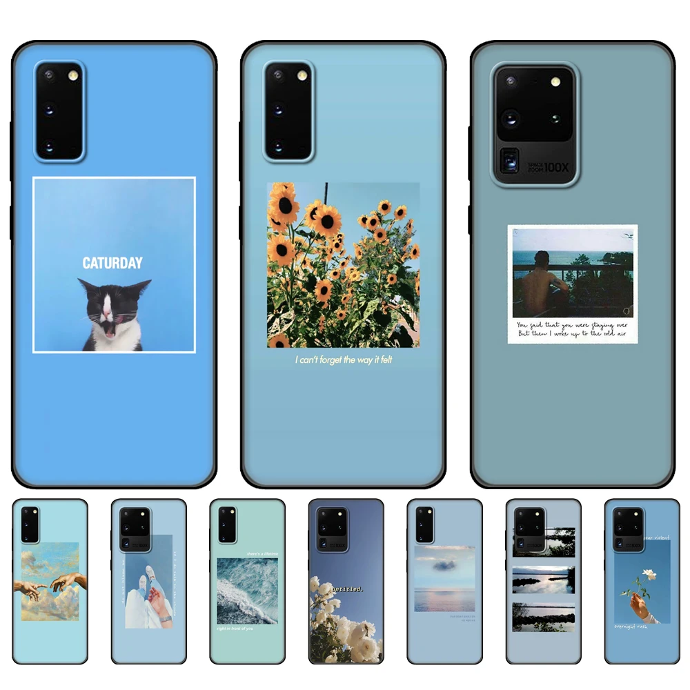 Black tpu Case For Samsung galaxy S20 /S20 PLUS/S20 ultra/S20+ /S20FE back cover blue Pink Aesthetics songs lyrics Aesthetic
Black tpu Case For Samsung galaxy S20 /S20 PLUS/S20 ultra/S20+ /S20FE back cover blue Pink Aesthetics songs lyrics Aesthetic