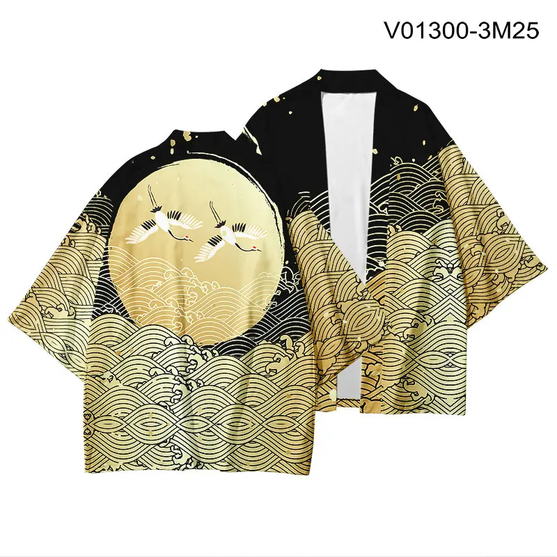 Japanese Kimono Haori Yukata 3D Printing Cosplay Women/Mens Fashion Summer Casual Cool Short Sleeve boys Streetwear Cardigan
Japanese Kimono Haori Yukata 3D Printing Cosplay Women/Mens Fashion Summer Casual Cool Short Sleeve boys Streetwear Cardigan