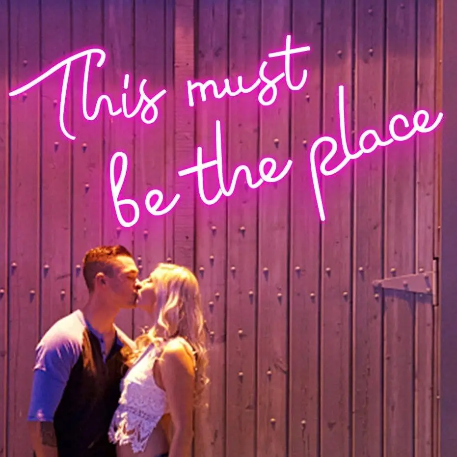 Neon Sign This Must Be The Place, Neon Sign Custom, Neon Light Sign For Wall,Neon Sign Bedroom,Custom neon sign, Neon Sign Bedro
Neon Sign This Must Be The Place, Neon Sign Custom, Neon Light Sign For Wall,Neon Sign Bedroom,Custom neon sign, Neon Sign Bedro