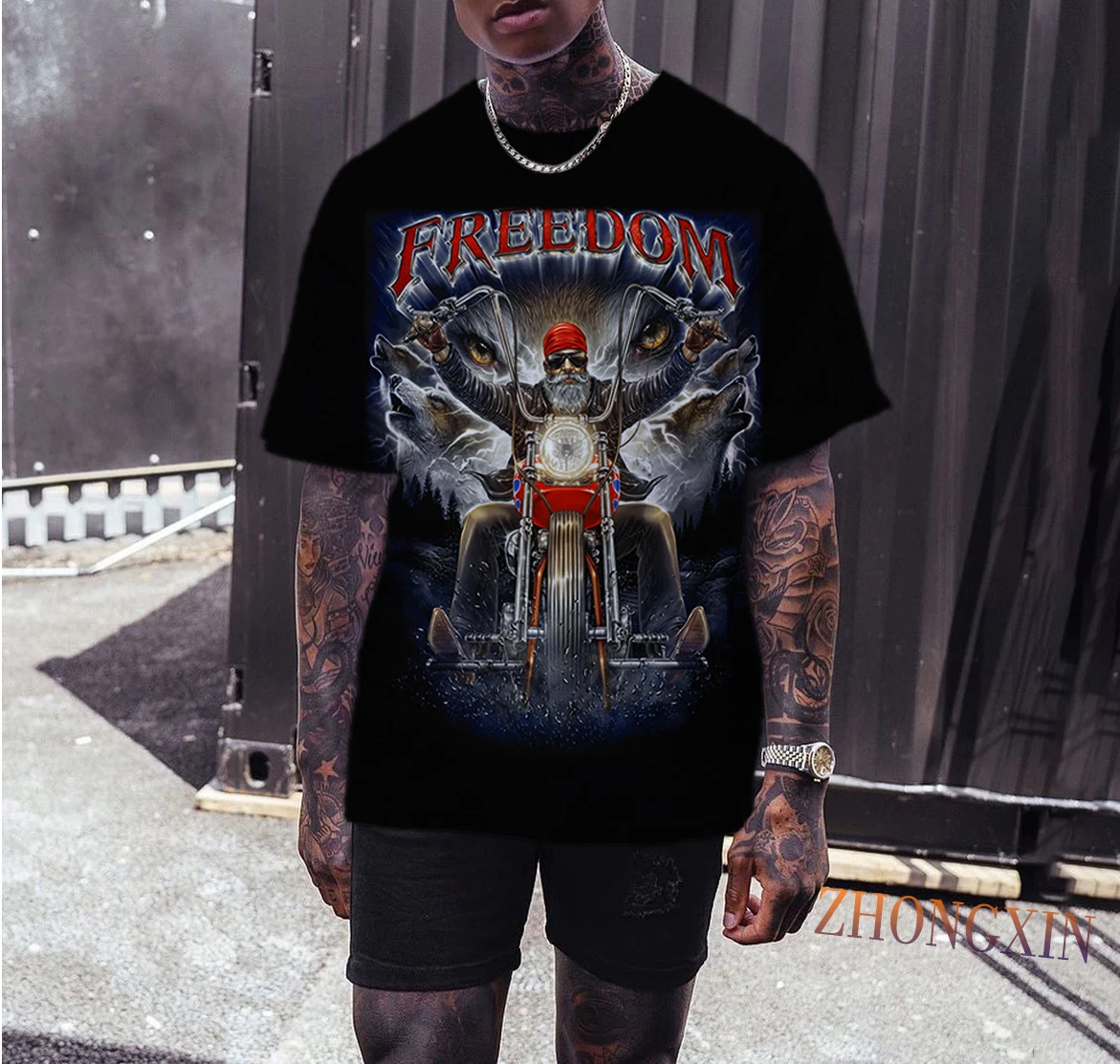 2022 Men's T-Shirts New Summer Fashion 3D Full Body Free Racing Elements Printed Casual Tops Hip Hop Black Oversized T-Shirts
2022 Men's T-Shirts New Summer Fashion 3D Full Body Free Racing Elements Printed Casual Tops Hip Hop Black Oversized T-Shirts