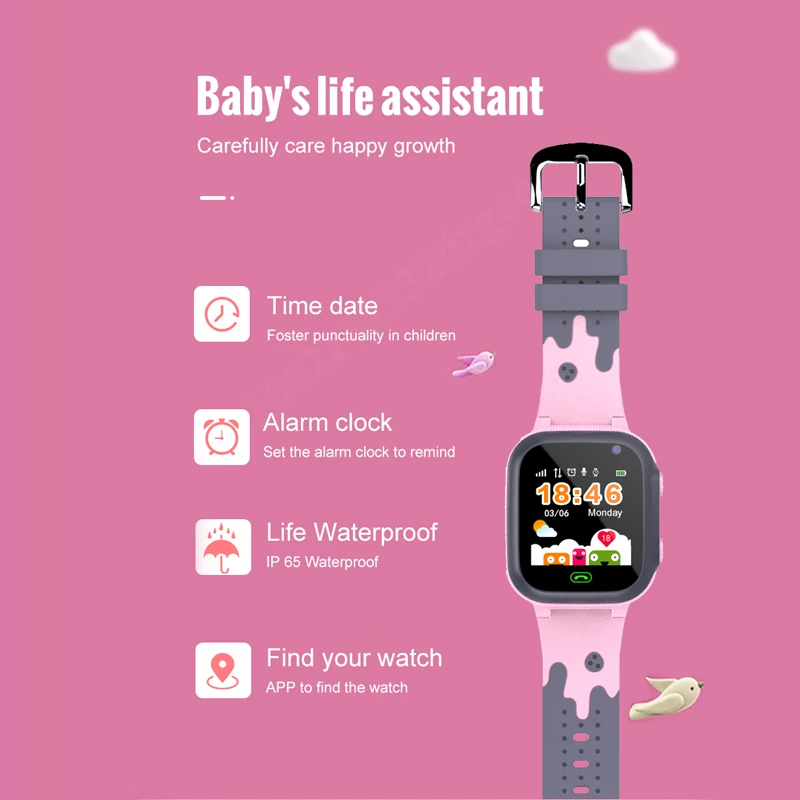 Детские Смарт-часы с Sim-картой и функцией звонка |