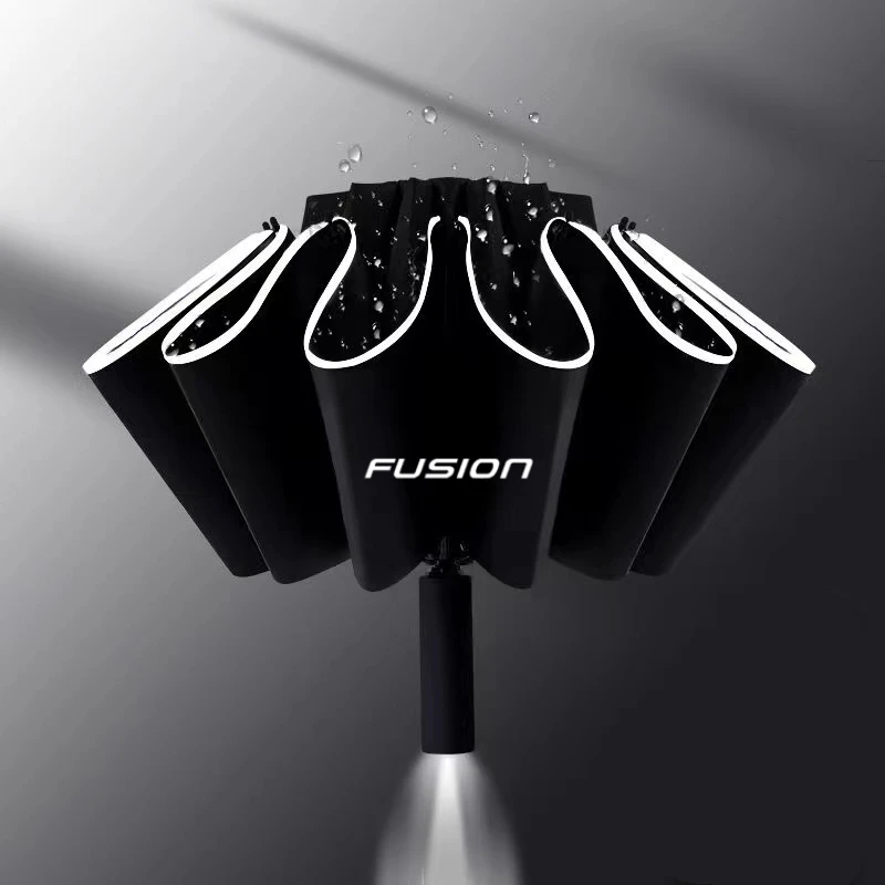 Fashion Portable LED Car Umbrella Reflective Stripe Automatic Umbrella For Ford Fusion 2013-2020 Auto Accessories
Fashion Portable LED Car Umbrella Reflective Stripe Automatic Umbrella For Ford Fusion 2013-2020 Auto Accessories