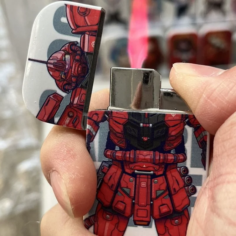 Cartoon Anime Gundam Inflatable Lighter Alloy Material Inflatable Windproof Personality Creative Bar Birthday Gift for Friends
Cartoon Anime Gundam Inflatable Lighter Alloy Material Inflatable Windproof Personality Creative Bar Birthday Gift for Friends