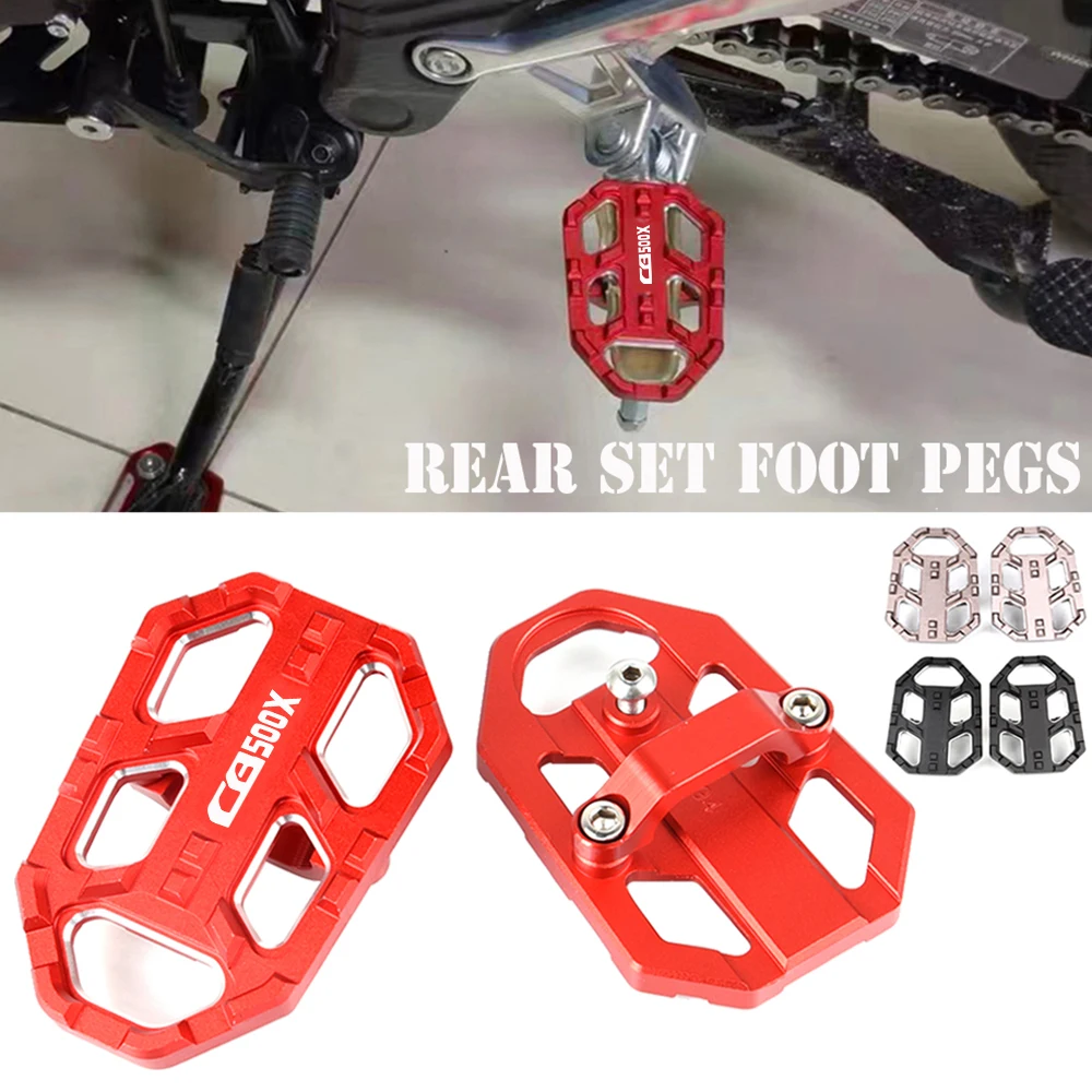 Motorcycle Accessible Foot Pegs CB 500X Front Footpegs Footrests Pedal Enlarger For HONDA CB500X CB500 CB5 00 X 2019 2020 2021 
Motorcycle Accessible Foot Pegs CB 500X Front Footpegs Footrests Pedal Enlarger For HONDA CB500X CB500 CB5 00 X 2019 2020 2021