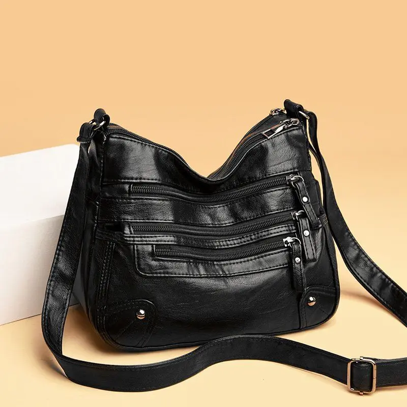 Women's Bag 2023 New Soft Leather One Shoulder Crossbody Bag Multi Layered Large Capacity Fashion Versatile
Women's Bag 2023 New Soft Leather One Shoulder Crossbody Bag Multi Layered Large Capacity Fashion Versatile