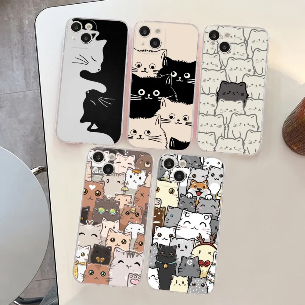 Cartoon Cat Phone Case Silicone Soft For Iphone 14 13 12 11 Pro Mini XS MAX 8 7 6 Plus X XS XR Cover
Cartoon Cat Phone Case Silicone Soft For Iphone 14 13 12 11 Pro Mini XS MAX 8 7 6 Plus X XS XR Cover