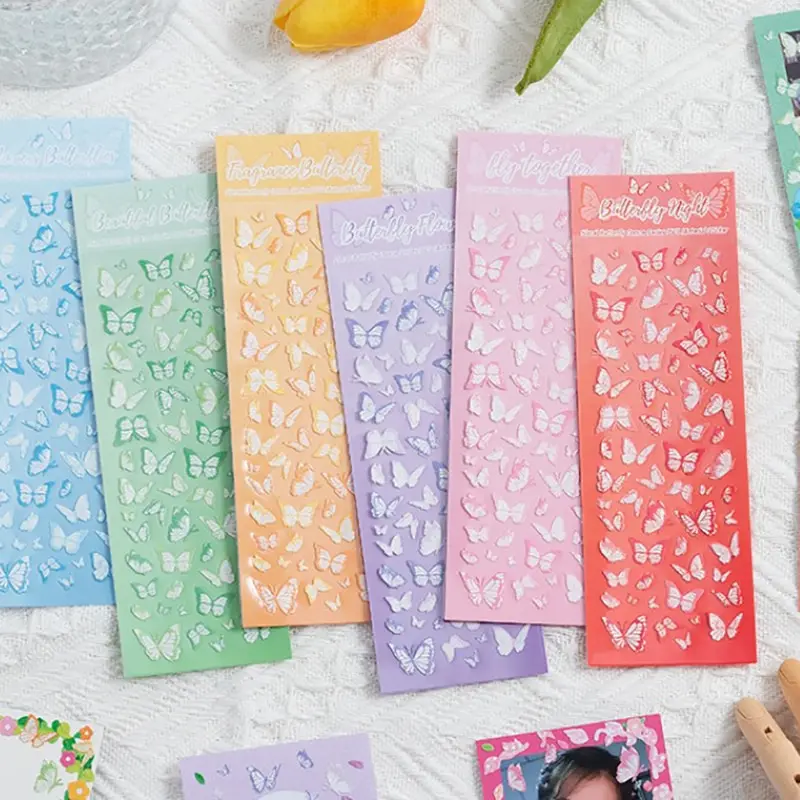 1 Sheet Sparkling Butterfly Stickers for DIY Photo Albums Poster Diary Decoration Frame Material Collage
1 Sheet Sparkling Butterfly Stickers for DIY Photo Albums Poster Diary Decoration Frame Material Collage