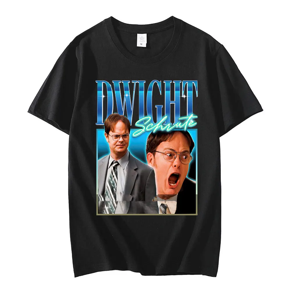 

Dwight Schrute Homage Graphic T Shirt Tv Series The Office Michael Scott Jim Halpert T-shirt Men Women Summer Cotton Tshirts