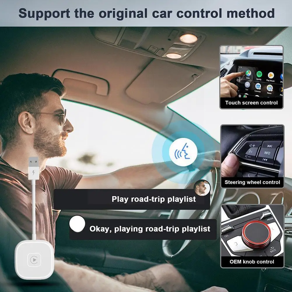 Wired To Wireless White Compatible For Adapter Wireless Intelligent Upgrade Converter 5ghz Wifi Dongle 2 Model S6j1 B4e2
Wired To Wireless White Compatible For Adapter Wireless Intelligent Upgrade Converter 5ghz Wifi Dongle 2 Model S6j1 B4e2