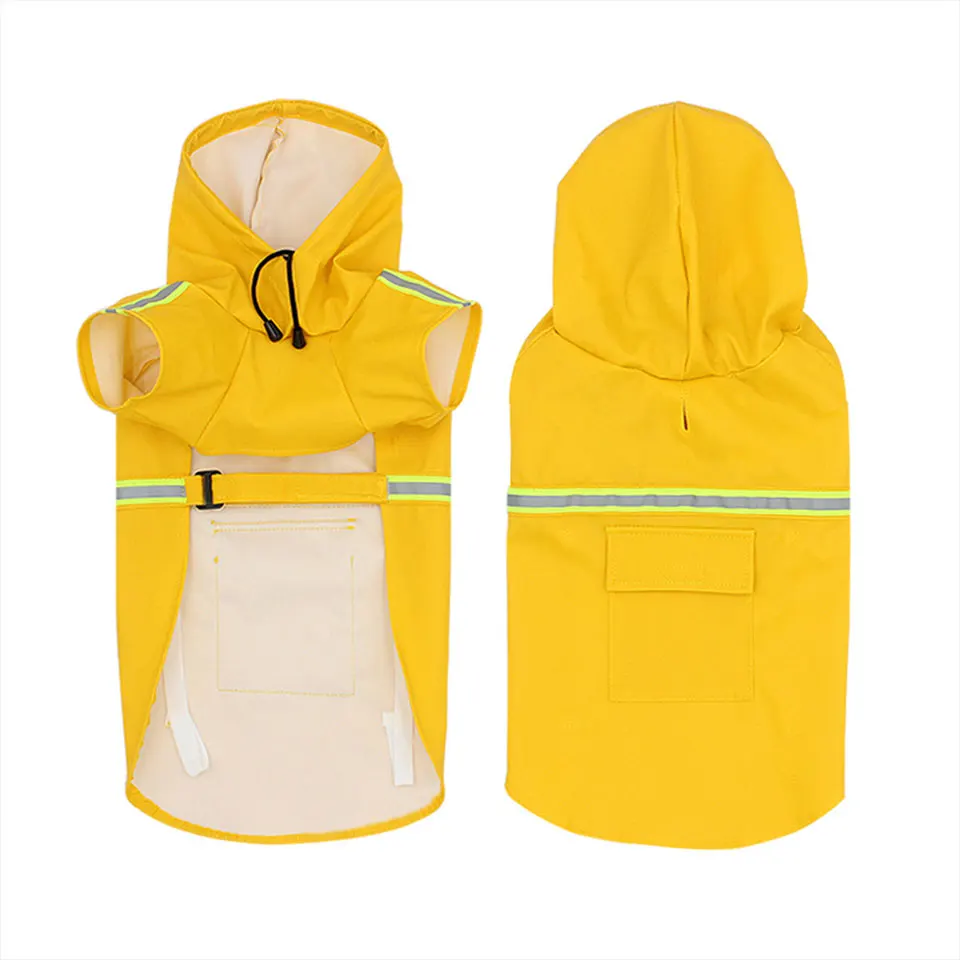 Pet Raincoat poncho Outdoor Waterproof Windproof Pet Winter Raincoat Fashion Reflective hooded pet raincoat clothes for dog
Pet Raincoat poncho Outdoor Waterproof Windproof Pet Winter Raincoat Fashion Reflective hooded pet raincoat clothes for dog