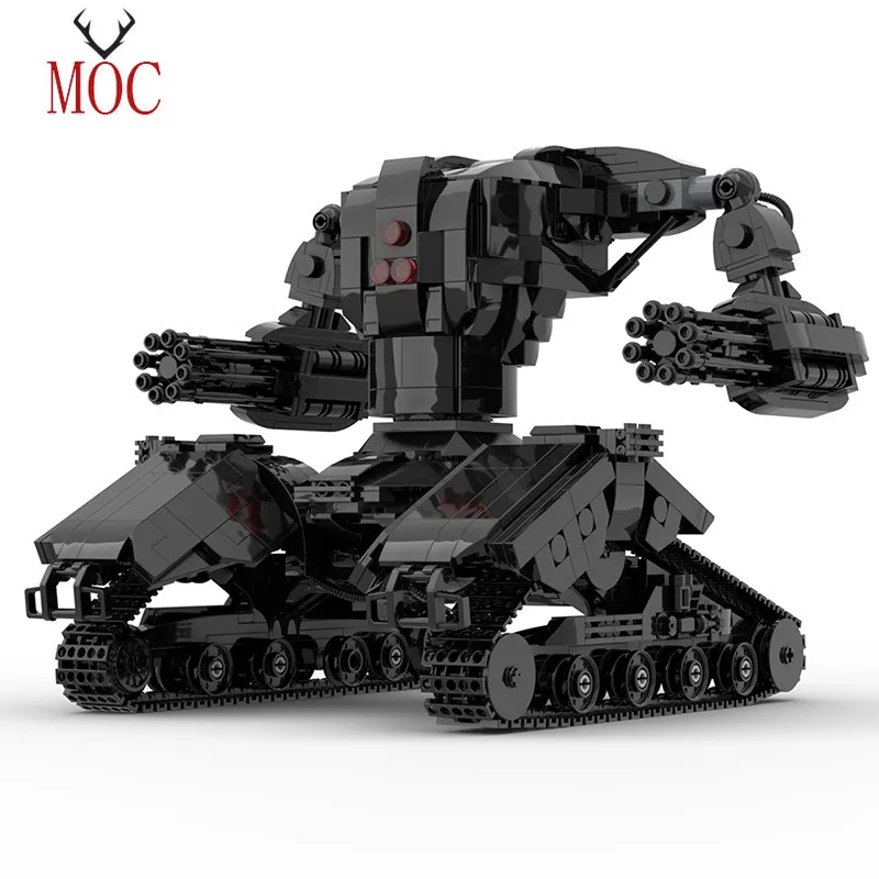 1223pcs MOC Mech Tank Hunter Killer Building Blocks High-tech Robot Bricks Model DIY Toys For Kids Boy Birthday Gifts
1223pcs MOC Mech Tank Hunter Killer Building Blocks High-tech Robot Bricks Model DIY Toys For Kids Boy Birthday Gifts