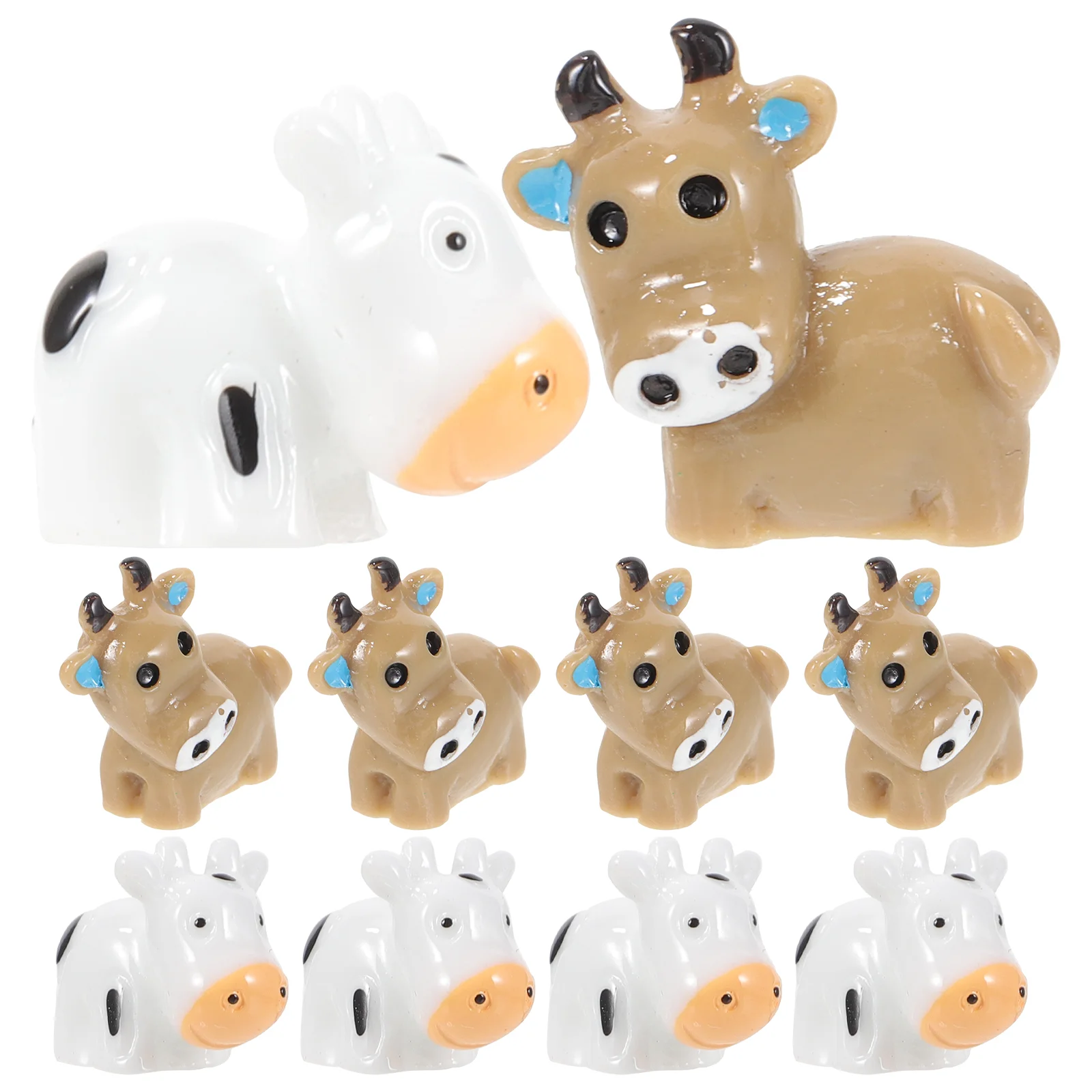10 Pcs Cow Figurine Cupcake Toppers Cow Model Miniture Decoration Resin Cow Doll Miniature Animal Ornament Animal Figurine
10 Pcs Cow Figurine Cupcake Toppers Cow Model Miniture Decoration Resin Cow Doll Miniature Animal Ornament Animal Figurine