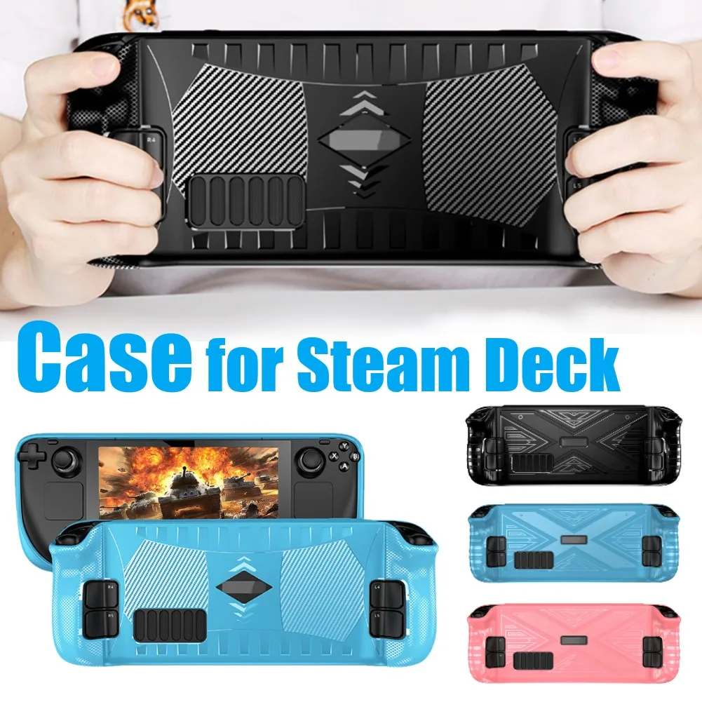 Чехол для Steam Deck, защитный чехол из ТПУ, чехол, совместимый с паровым палубом, противоскользящий чехол с защитой от царапин
Чехол для Steam Deck, защитный чехол из ТПУ, чехол, совместимый с паровым палубом, противоскользящий чехол с защитой от царапин