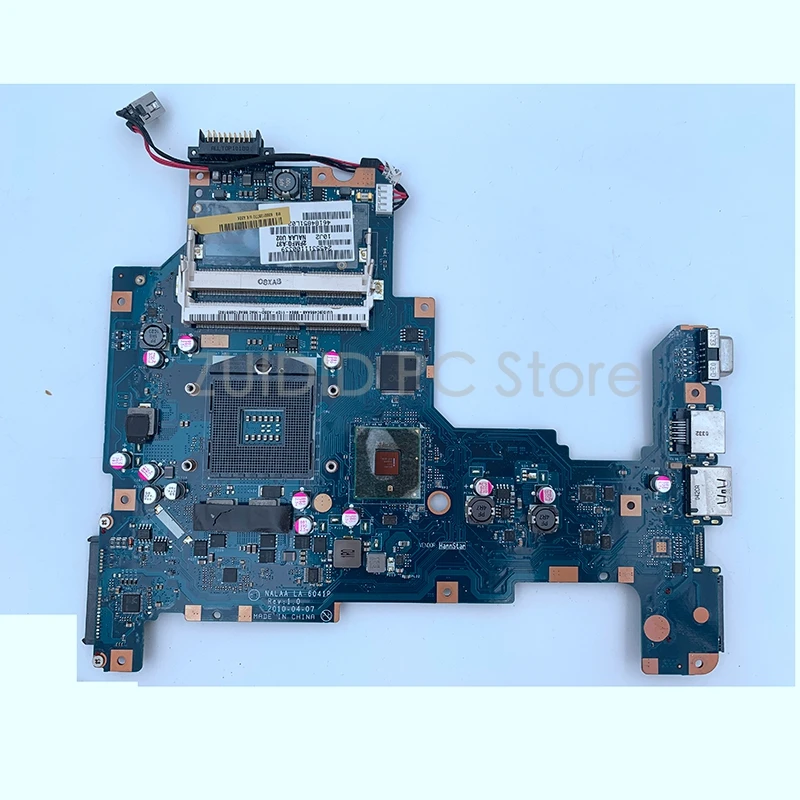 ZUIDID K000103770 Mainboard NALAA LA-6041P for TOSHIBA Satellite L670 Intel Laptop Motherboard with CPU HM55 s988a
ZUIDID K000103770 Mainboard NALAA LA-6041P for TOSHIBA Satellite L670 Intel Laptop Motherboard with CPU HM55 s988a