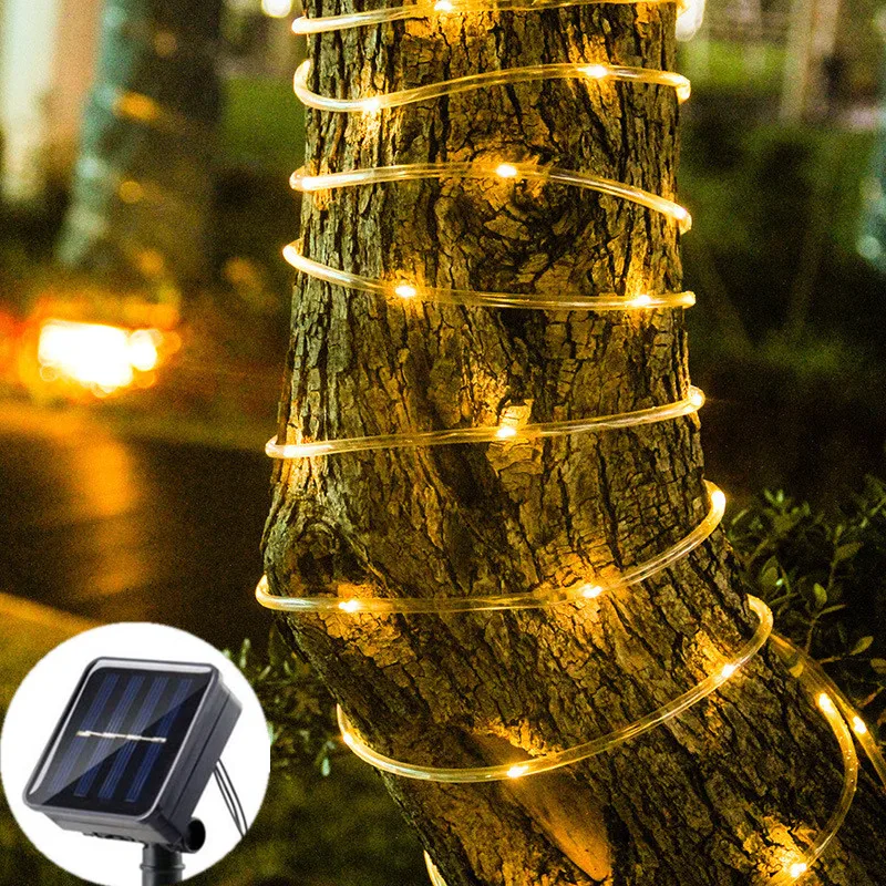 Waterproof 20m Solar Powered Rope Strip Lights Garden Decor Tube Rope Garland Fairy Light Strings Outdoor Garden Christmas Decor 
Waterproof 20m Solar Powered Rope Strip Lights Garden Decor Tube Rope Garland Fairy Light Strings Outdoor Garden Christmas Decor