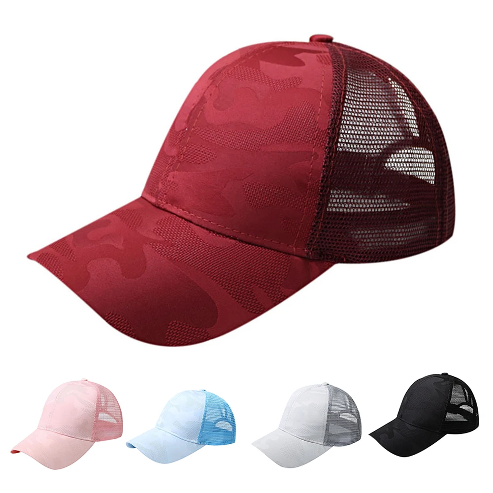Outdoors Summer Sports Hat Mesh Breathable Quick Dry Solid Color Ponytail Baseball Cap Adjustable Anti UV Peaked Women Hat
Outdoors Summer Sports Hat Mesh Breathable Quick Dry Solid Color Ponytail Baseball Cap Adjustable Anti UV Peaked Women Hat