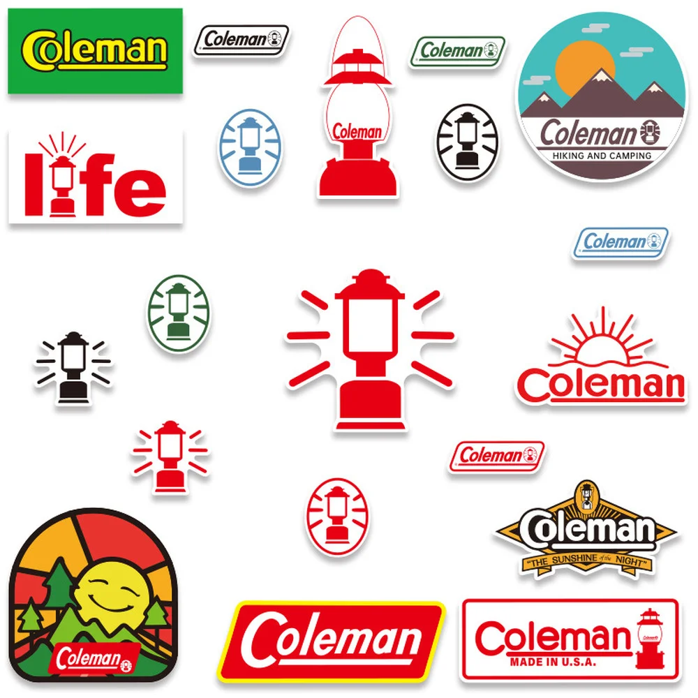 20Pcs Coleman Stickers for Notebook Stationery Vintage Sticker Scrapbooking Material Aesthetic Craft Supplies
20Pcs Coleman Stickers for Notebook Stationery Vintage Sticker Scrapbooking Material Aesthetic Craft Supplies