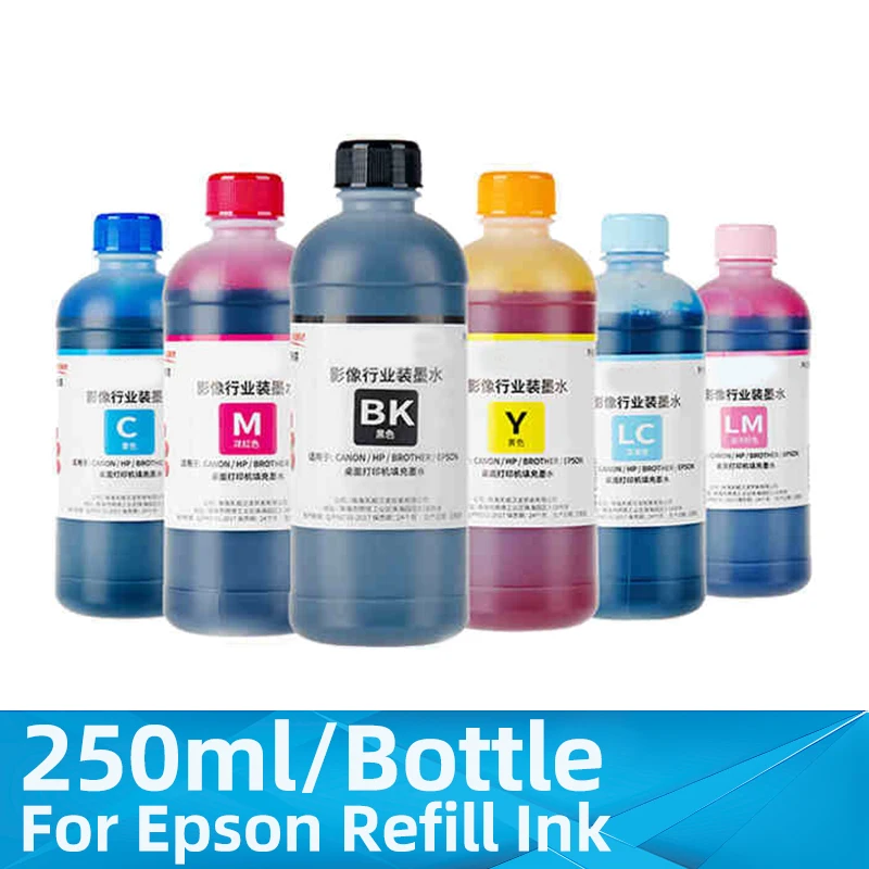 

250ML Refill Universal ink For EPSON Stylus Photo R270 R290 R390 RX590 RX610 RX690 R200 R210 R220 R230 R300 R310 R320 R350 R330