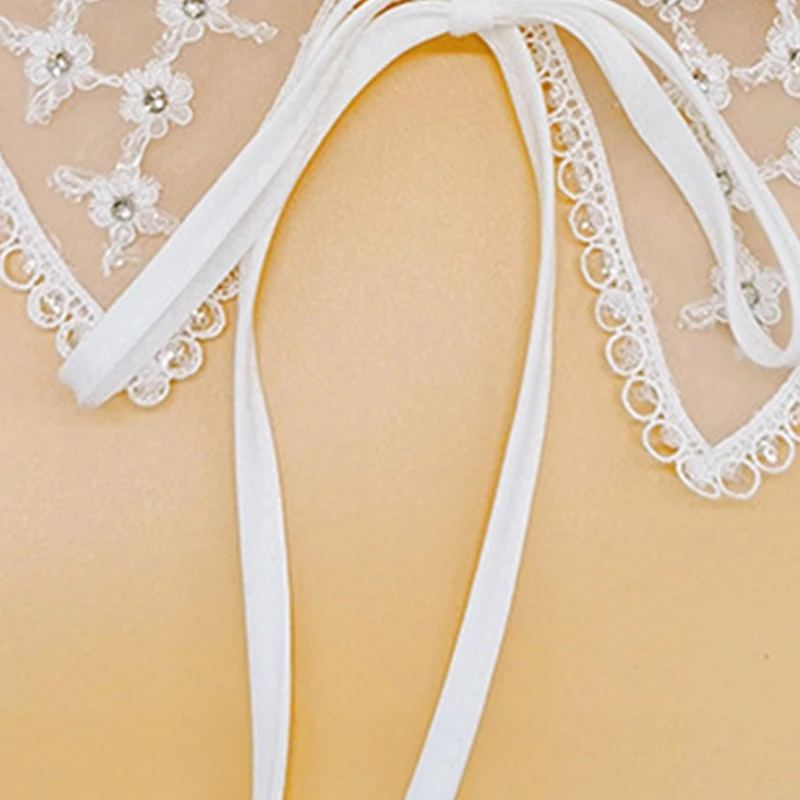 Women Mesh Doll Detachable Collar Shawl Crystal Embroidery Sequins Trim Capelet Drop Shipping
Women Mesh Doll Detachable Collar Shawl Crystal Embroidery Sequins Trim Capelet Drop Shipping