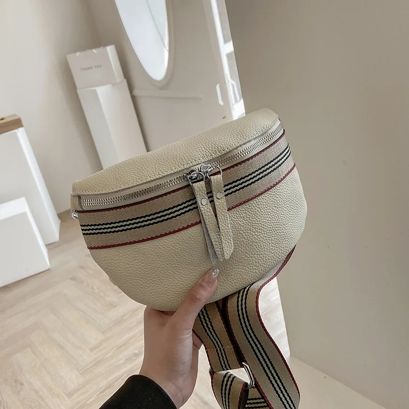 Fashion Trend Chest Bag Designer Handbags Women'S Genuine Leather Casual Waist Vintage Sling Crossbody Shoulder Bags For Girl
Fashion Trend Chest Bag Designer Handbags Women'S Genuine Leather Casual Waist Vintage Sling Crossbody Shoulder Bags For Girl