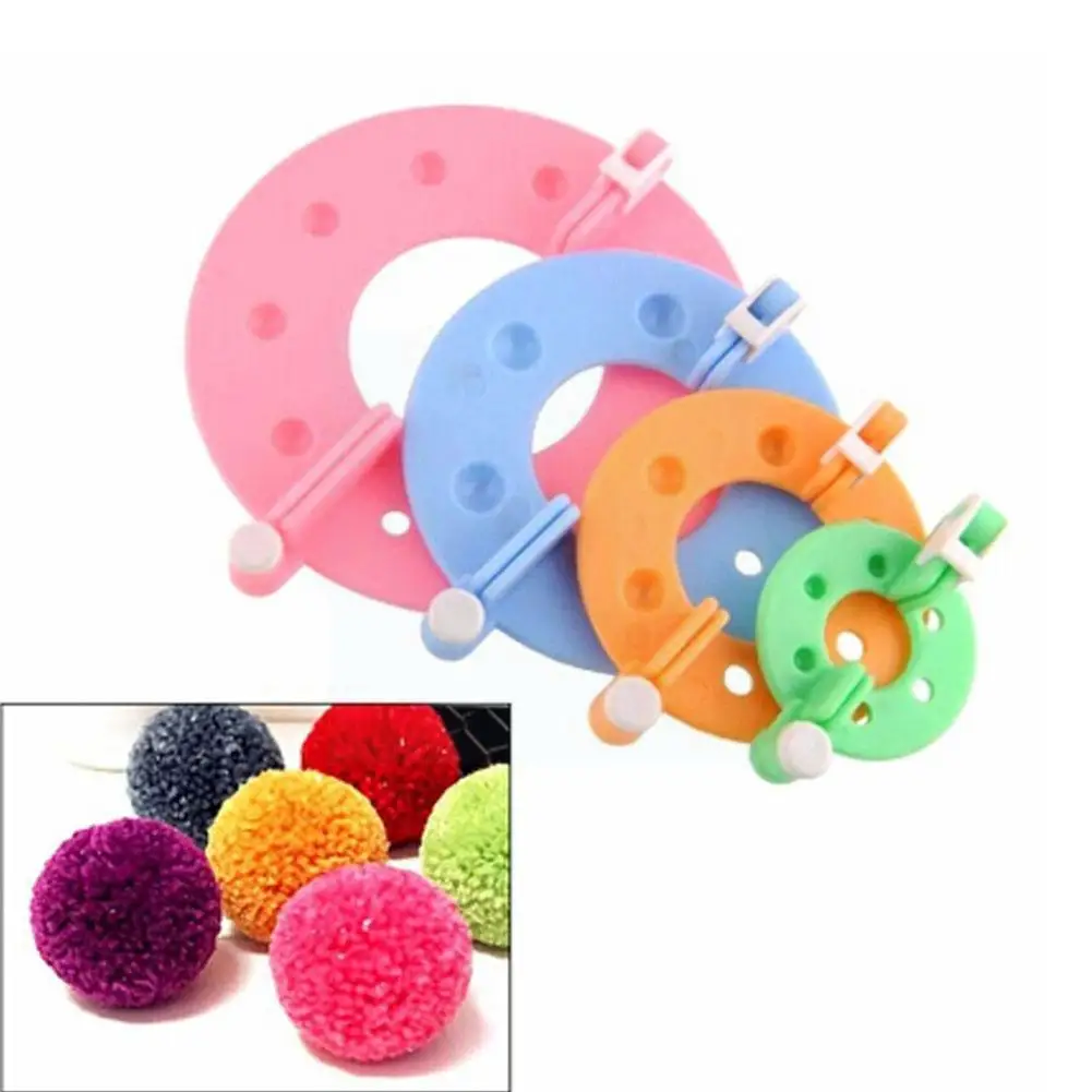 Diy Craft Supplies 4pcs Knitting Tools Pompon Knitting Device Kit Machine Pompom Knitting Ball Loom Pile Children Machine L6b1
Diy Craft Supplies 4pcs Knitting Tools Pompon Knitting Device Kit Machine Pompom Knitting Ball Loom Pile Children Machine L6b1