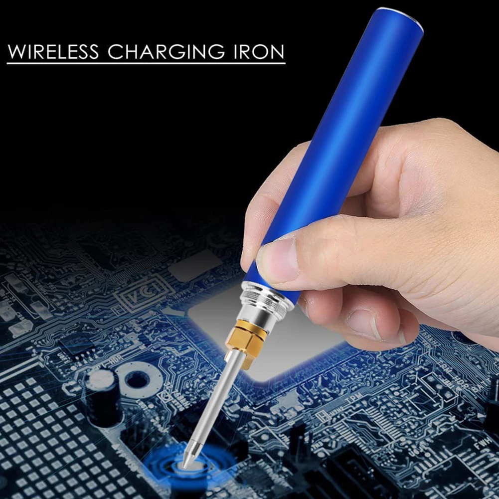 Wireless Electric Soldering Iron Fast Heating Tin Solder Iron 4 Temps Adjustable Portable Rechargeable Welding Repair Tools
Wireless Electric Soldering Iron Fast Heating Tin Solder Iron 4 Temps Adjustable Portable Rechargeable Welding Repair Tools