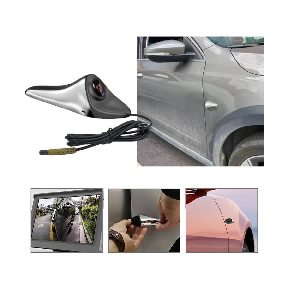 Car Rear View Camera 1080P Blind Spot Auxiliary Reversing Backup Side Camera Shark Fin IP68 Rotatable Lens, AHD
Car Rear View Camera 1080P Blind Spot Auxiliary Reversing Backup Side Camera Shark Fin IP68 Rotatable Lens, AHD