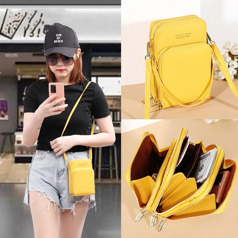 Fashion Soild Color Multifunction Shoulder Bag for Woman Daily Clutch Women's Crossbody Bags Card Holders Wallet Handbag Pockets
Fashion Soild Color Multifunction Shoulder Bag for Woman Daily Clutch Women's Crossbody Bags Card Holders Wallet Handbag Pockets