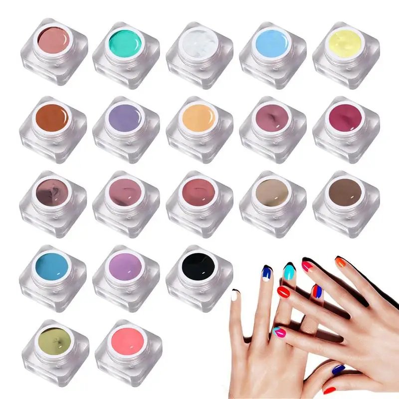 Nail Art Gel Polish Solid Gel Nail Polish Kit 20 Colors Gel Polish Set Spider Painting Gel Nail Polish Nail Art Design For
Nail Art Gel Polish Solid Gel Nail Polish Kit 20 Colors Gel Polish Set Spider Painting Gel Nail Polish Nail Art Design For