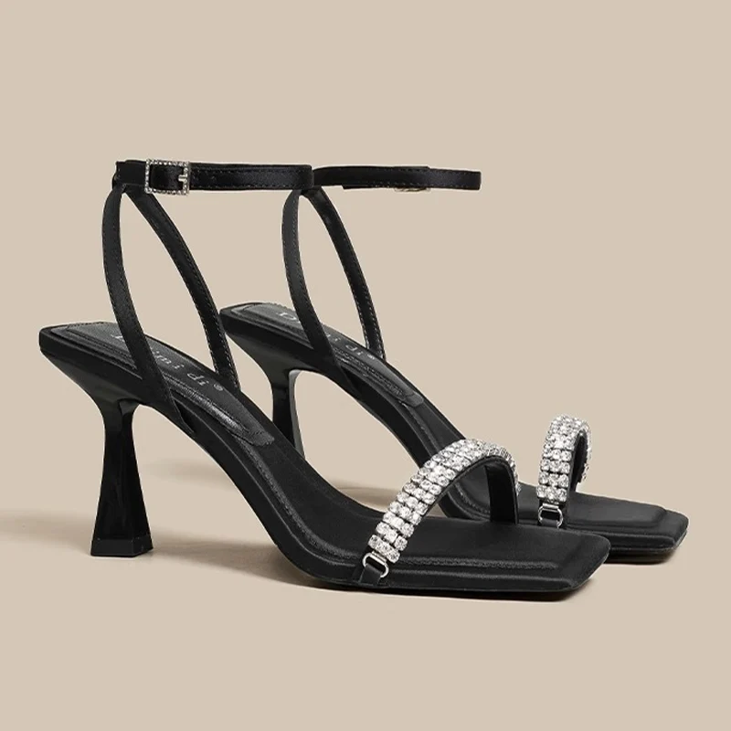 Sexy Women High Heels Sandals Brand Square Toe Stilettos Crystal Shoes 2023 Summer New Dress Party Pumps Slides Women Slippers
Sexy Women High Heels Sandals Brand Square Toe Stilettos Crystal Shoes 2023 Summer New Dress Party Pumps Slides Women Slippers