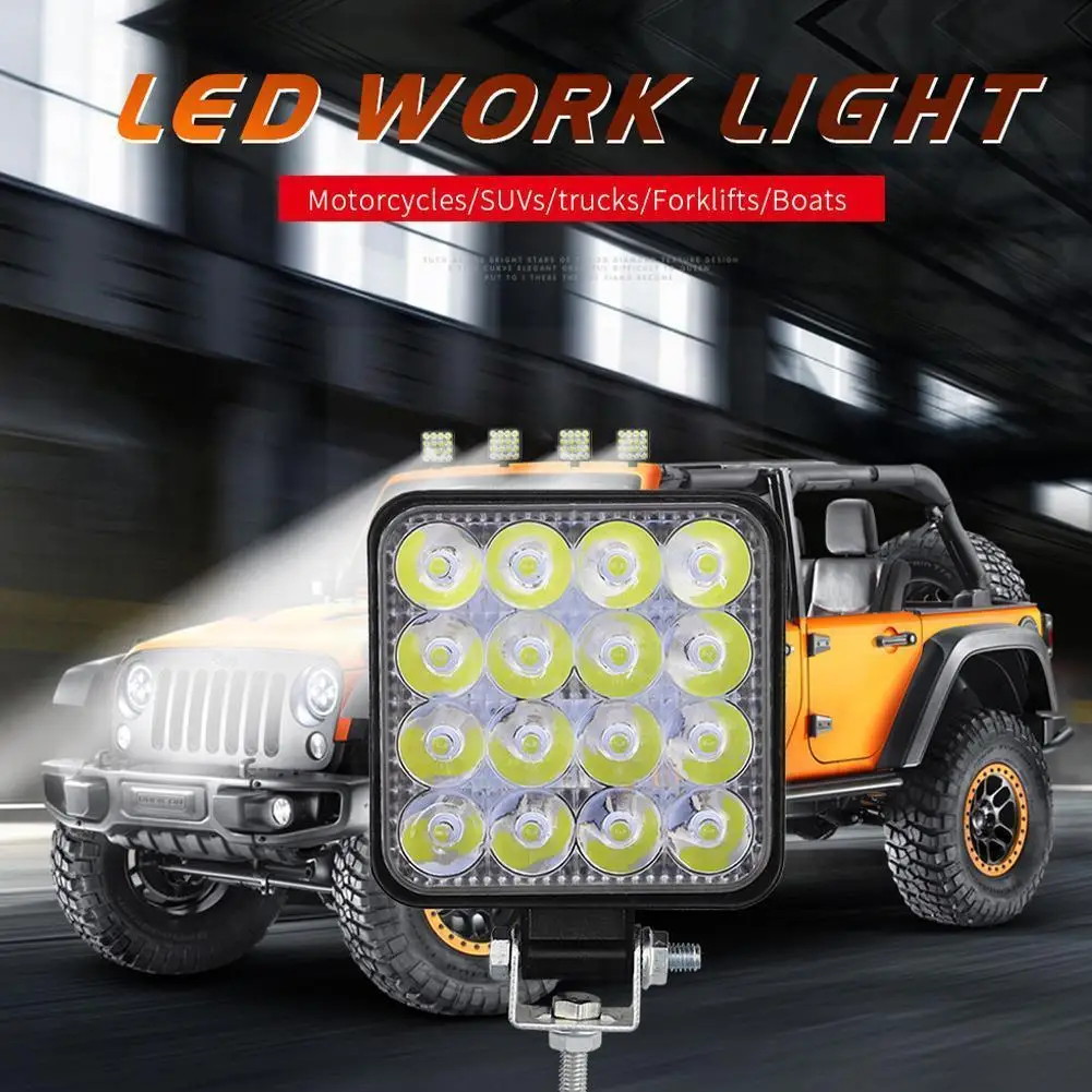 2Pcs Square Bright LED Spotlight Work Light Car SUV Truck Driving Fog Lamp For Car Repairing Camping Hiking Backpacking E2L5
2Pcs Square Bright LED Spotlight Work Light Car SUV Truck Driving Fog Lamp For Car Repairing Camping Hiking Backpacking E2L5