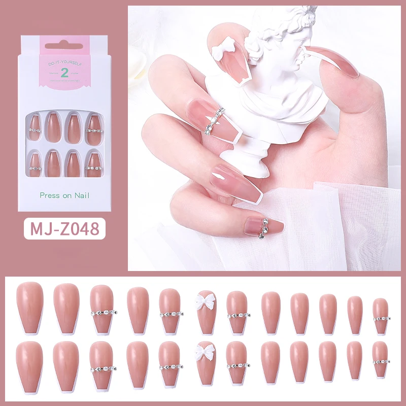 Charming Pink Short Ballet Wearable Fake Nails press on Square Head Full Cover Detachable Finished Fingernails
Charming Pink Short Ballet Wearable Fake Nails press on Square Head Full Cover Detachable Finished Fingernails