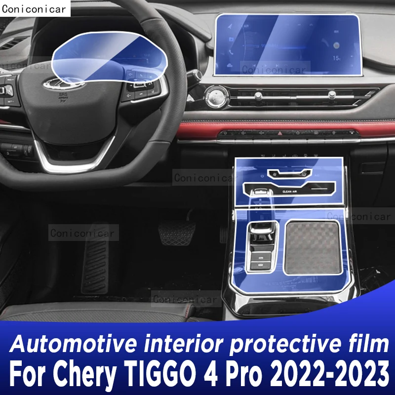 For Chery TIGGO 4 Pro 2022-2023 Automotive Gearbox Air Panel GPS Navigation Screen Interior TPU Protective Film Anti-Scratch
For Chery TIGGO 4 Pro 2022-2023 Automotive Gearbox Air Panel GPS Navigation Screen Interior TPU Protective Film Anti-Scratch